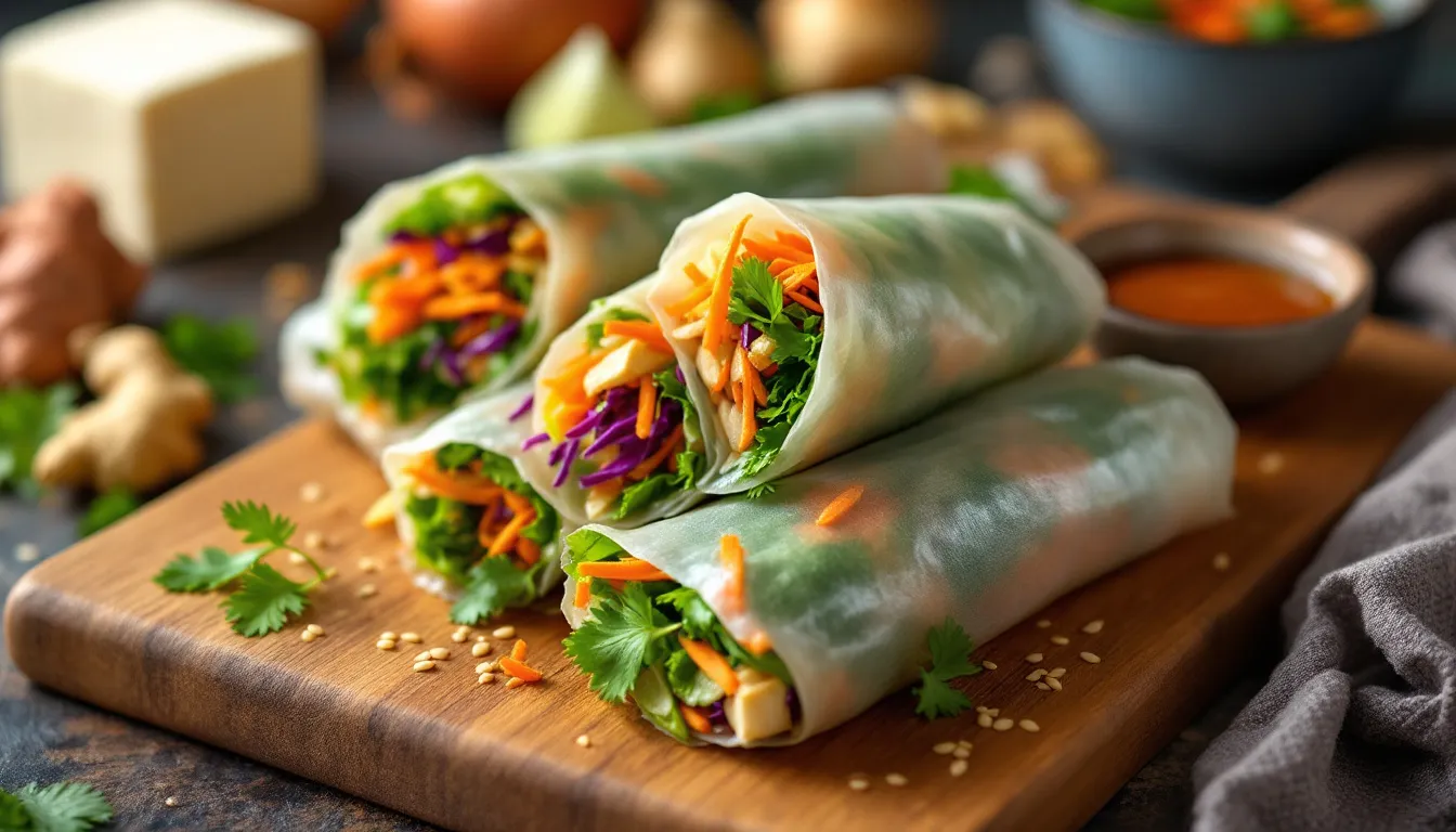 Rollitos maison : la recette saine et rapide pour un été gourmand