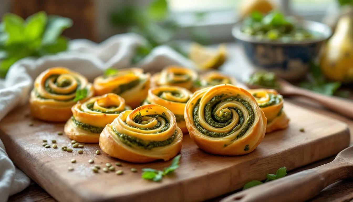 Apéritif végétal : roulés feuilletés vegan, saveurs originales à tester vite