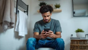 Téléphone aux toilettes : réduisez de 46 % le risque d’hémorroïdes avec cette règle simple